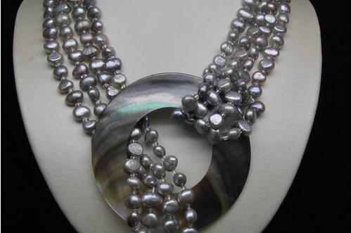 32 natural 2-row 5-6mm aaa silver_gray ٷũ  ..